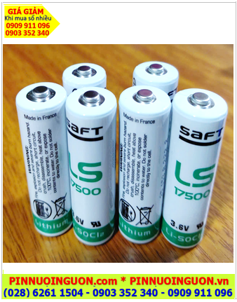 Pin Saft LS17500 _Pin LS17500; Pin nuôi nguồn PLC Saft LS17500 lithium 3.6v A 3600mAh _Xuất xứ Pháp